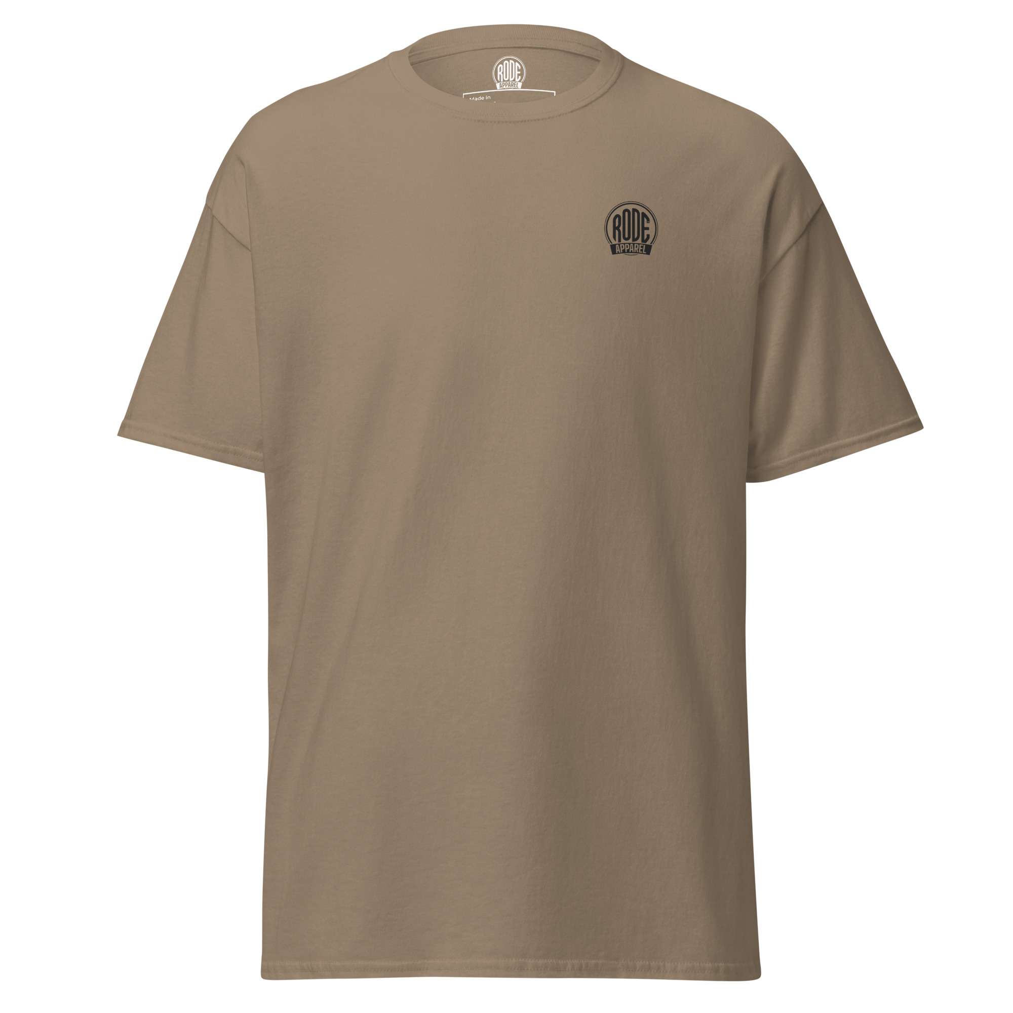 RODE Apparel S classic T-shirt Brown Savana