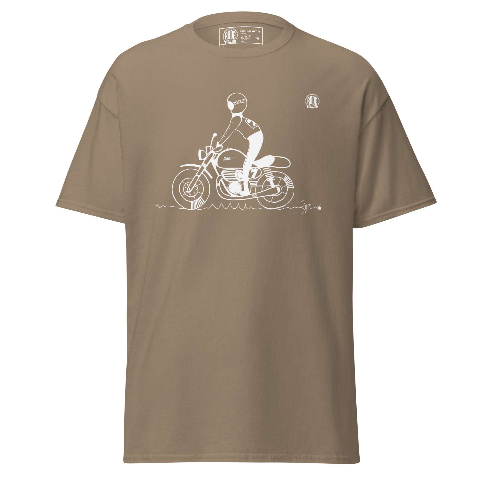 Stand Long sleeve T-shirt Brown Savana