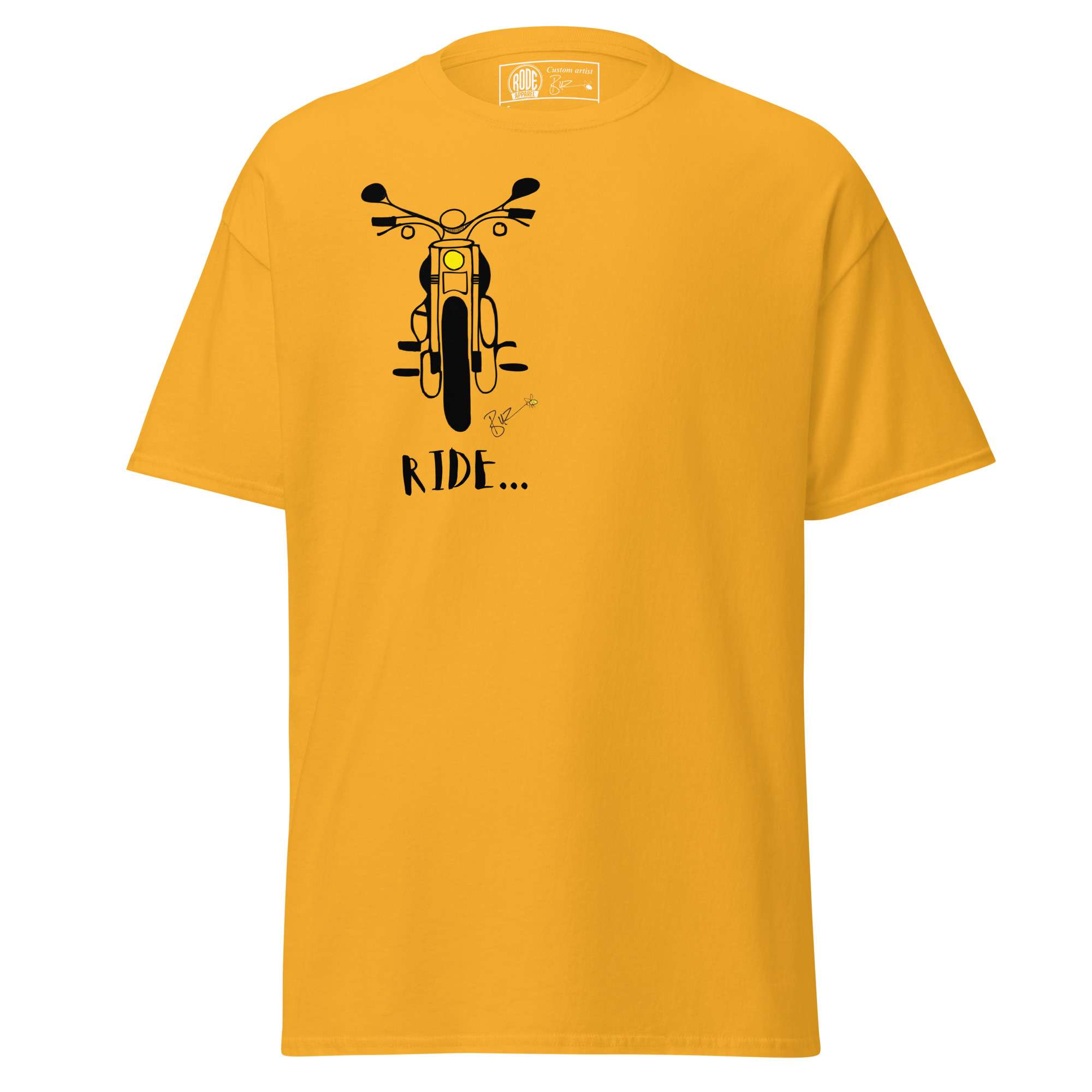  Ride T-shirt Gold