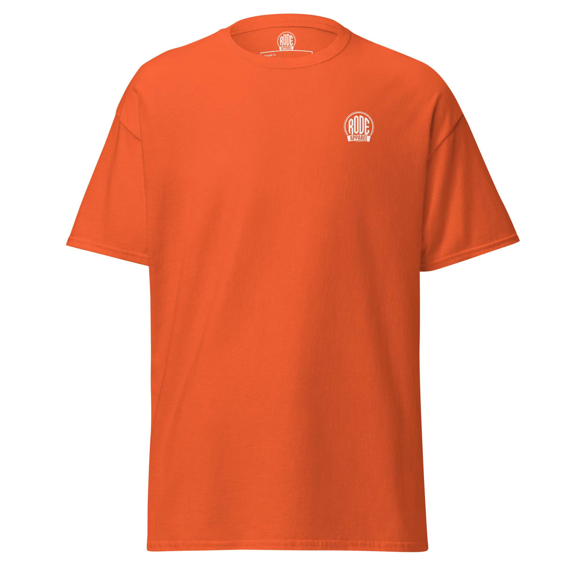 RODE Apparel S classic T-shirt Orange