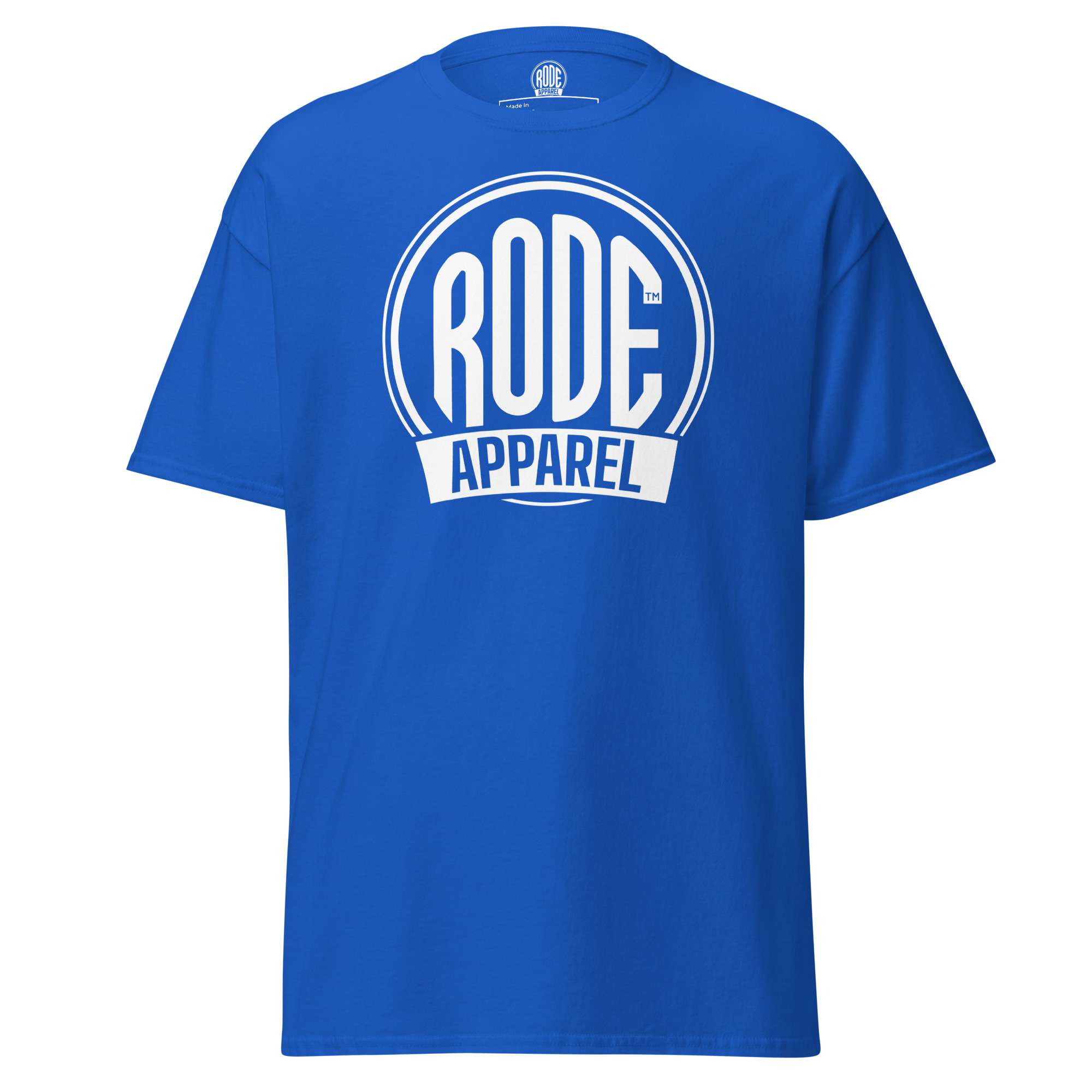 RODE Apparel classsic T shirt Royal Blue