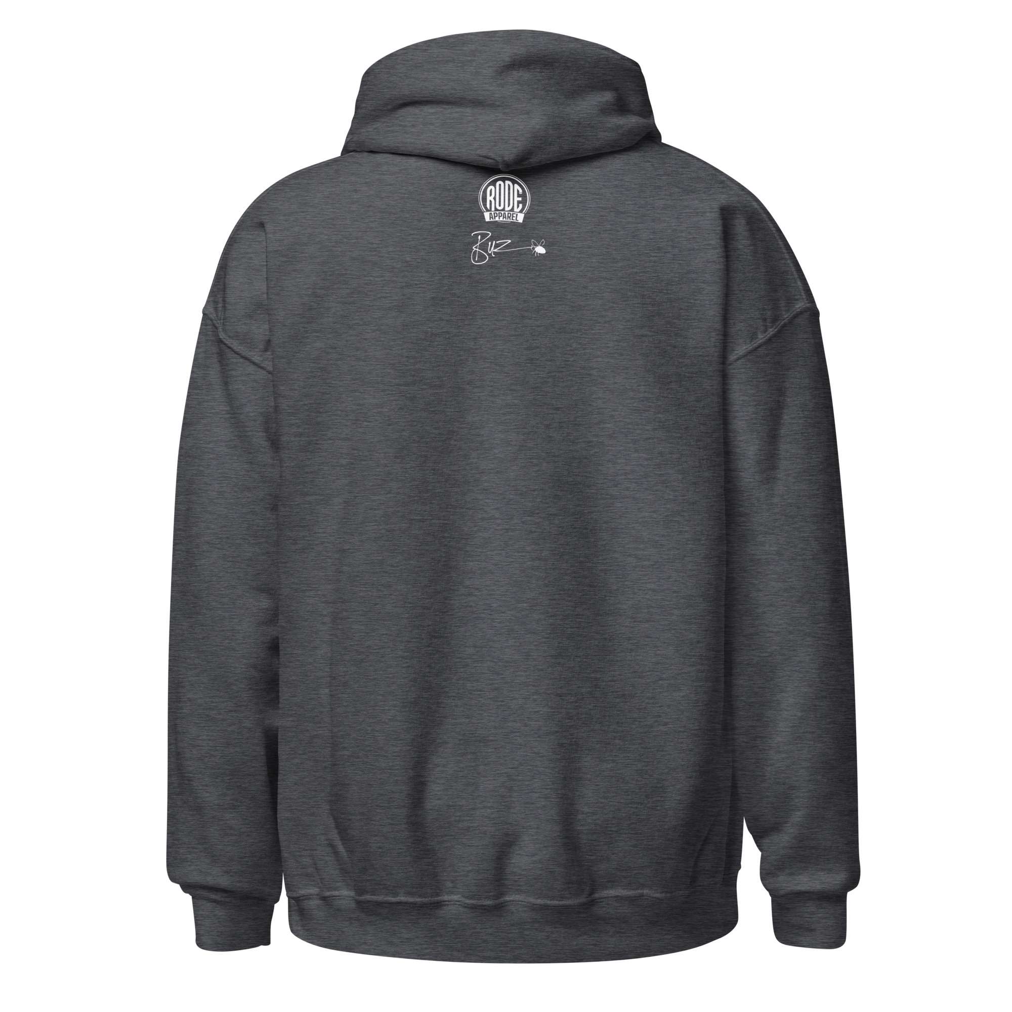 Stand embroidered hoodie Heather