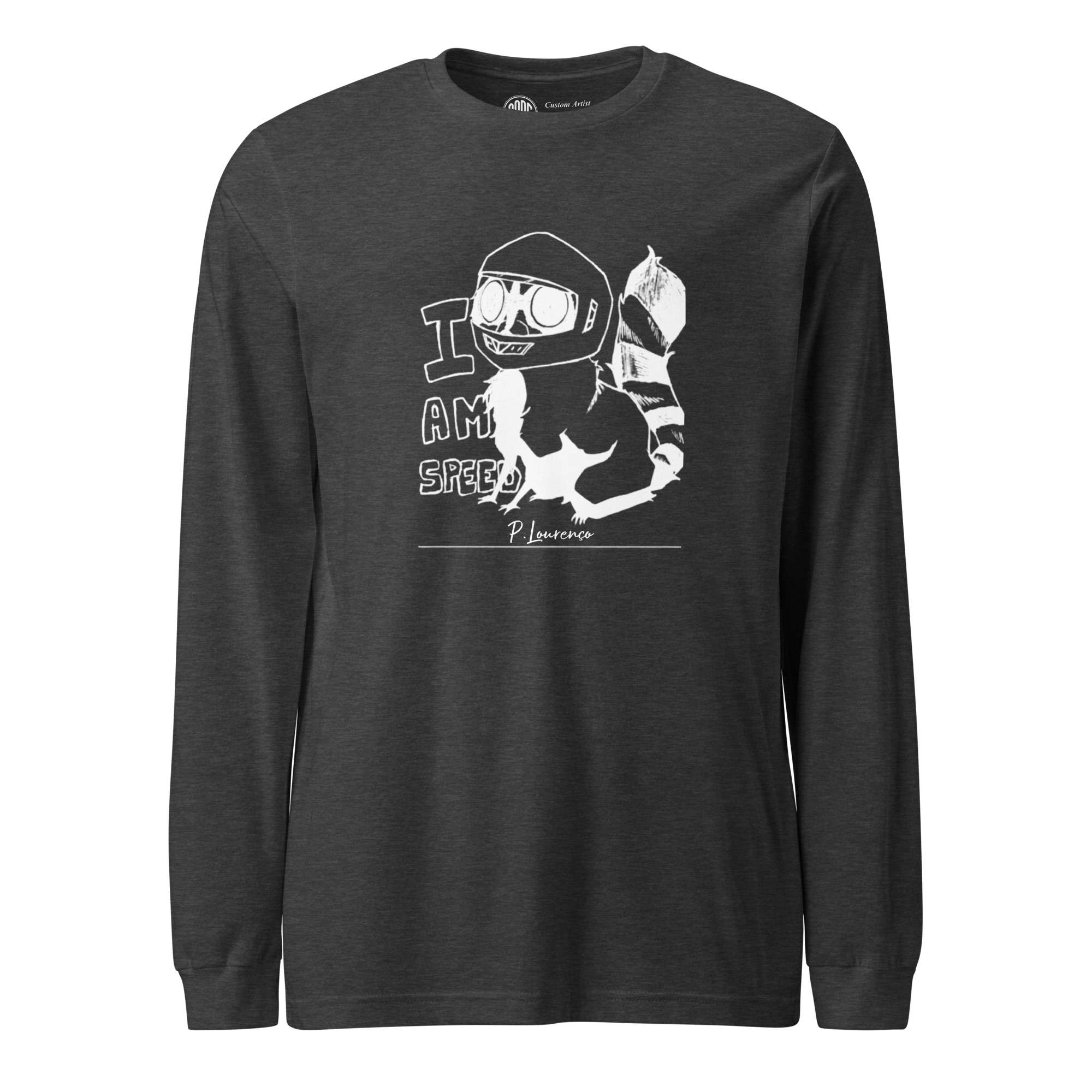 I am Speed Long sleeve unisex Grey