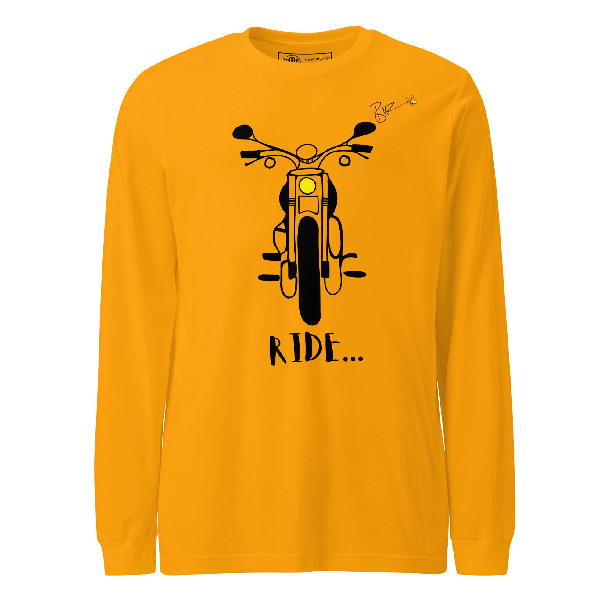 Ride Long sleeve T-shirt Gold