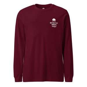 MOPT Unisex Long Sleeve Maroon