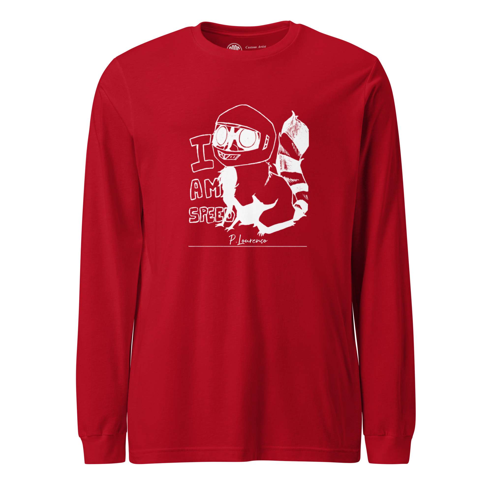 I am Speed Long sleeve unisex Red