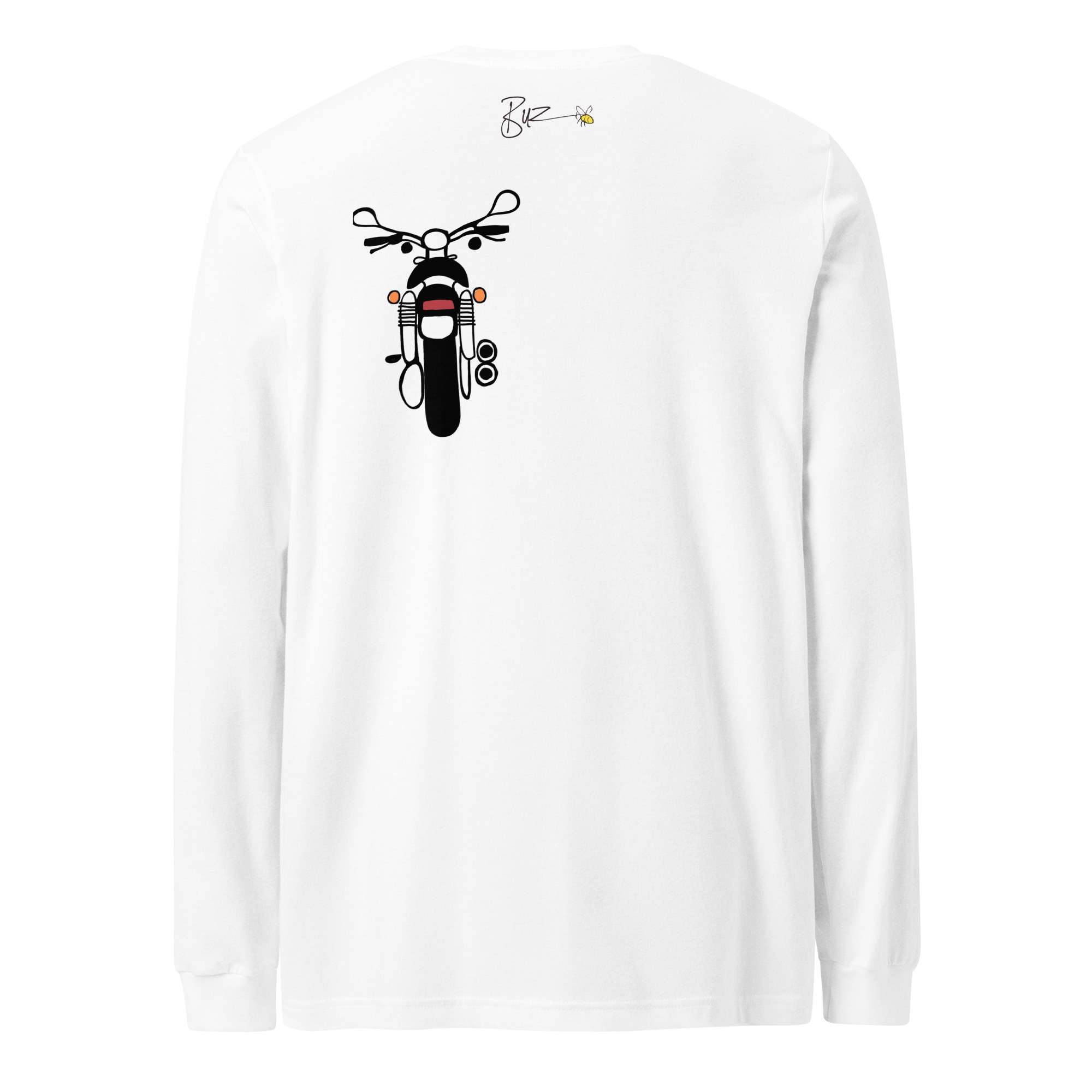 RIDE Long sleeve t-shirt white