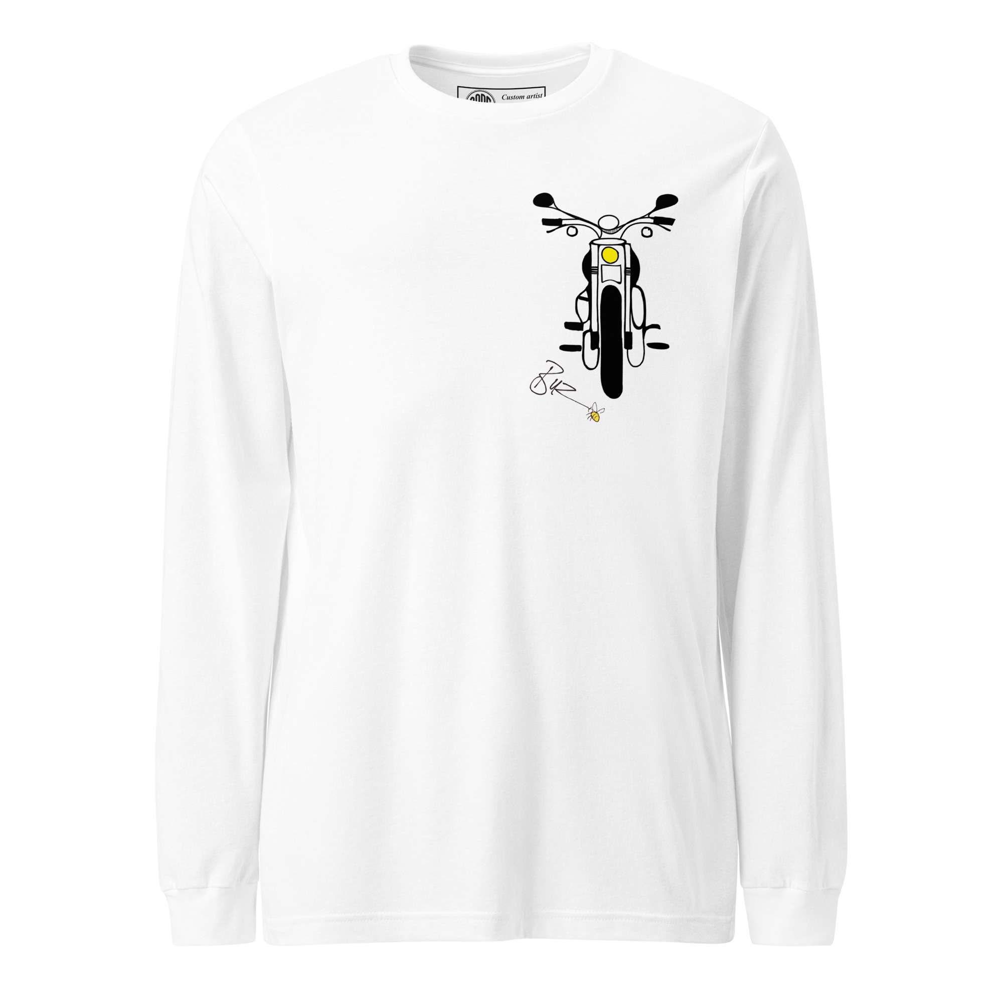 RIDE Long sleeve t-shirt white