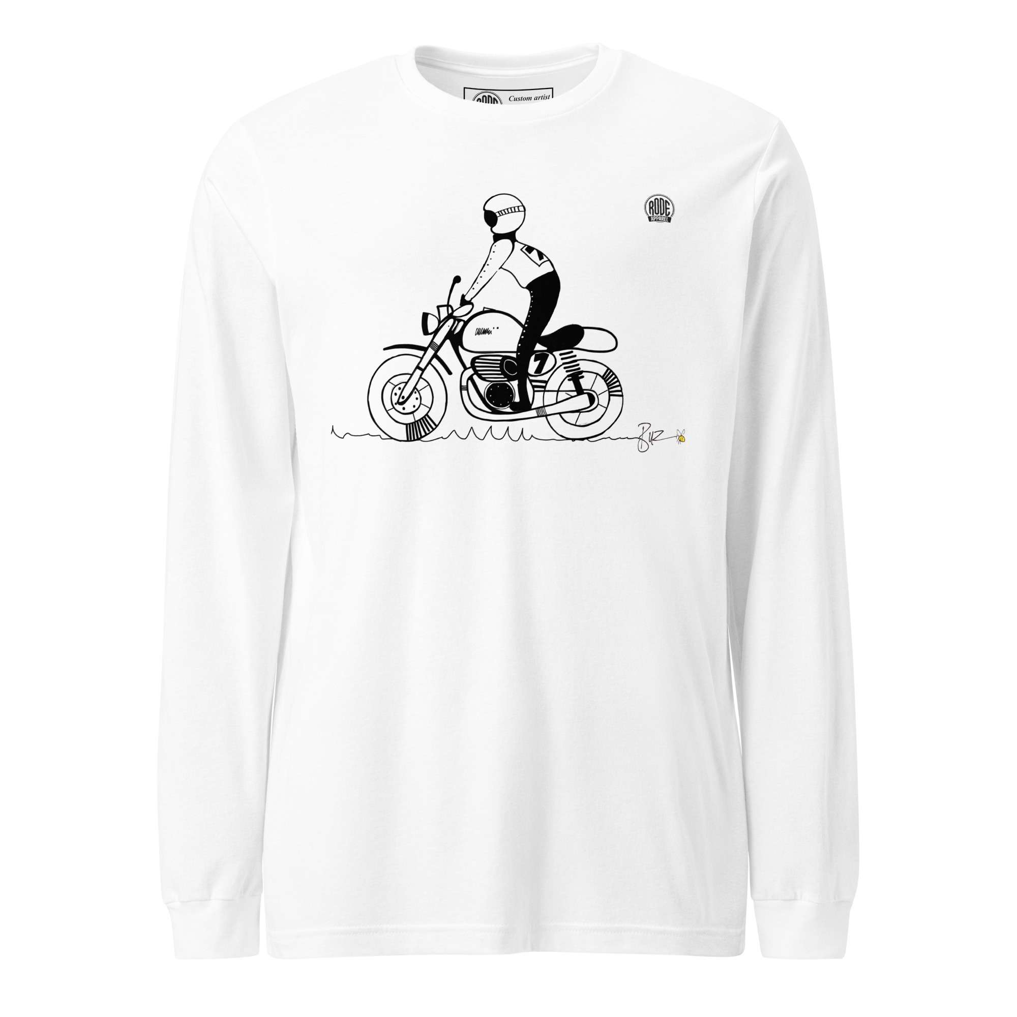 Stand Long sleeve White