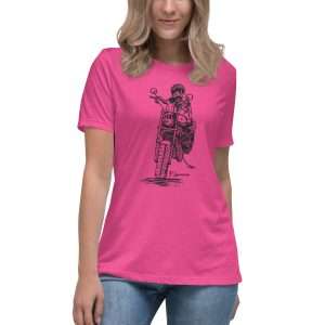 Biker Girl T-shirt Berry