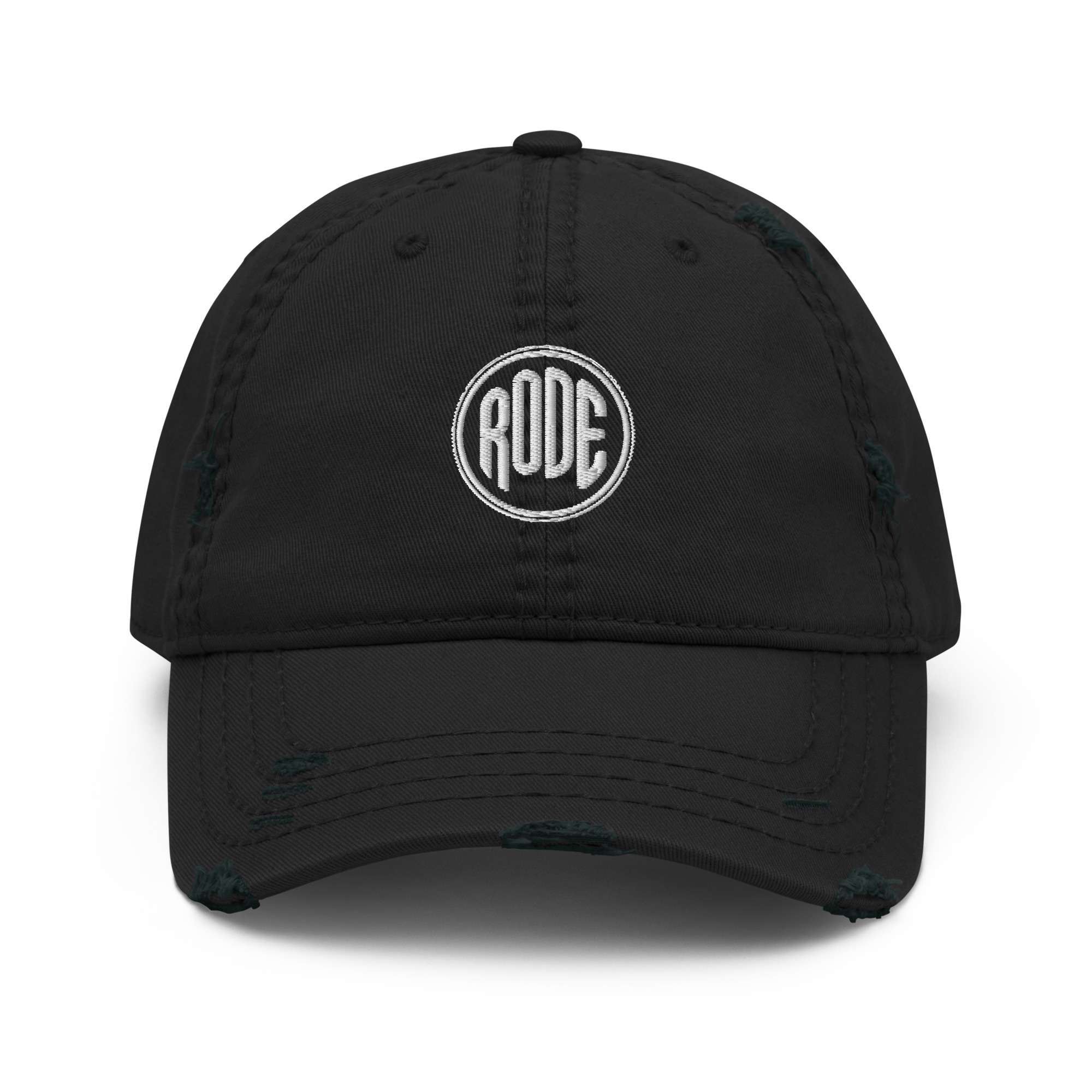 Distressed Cap Black