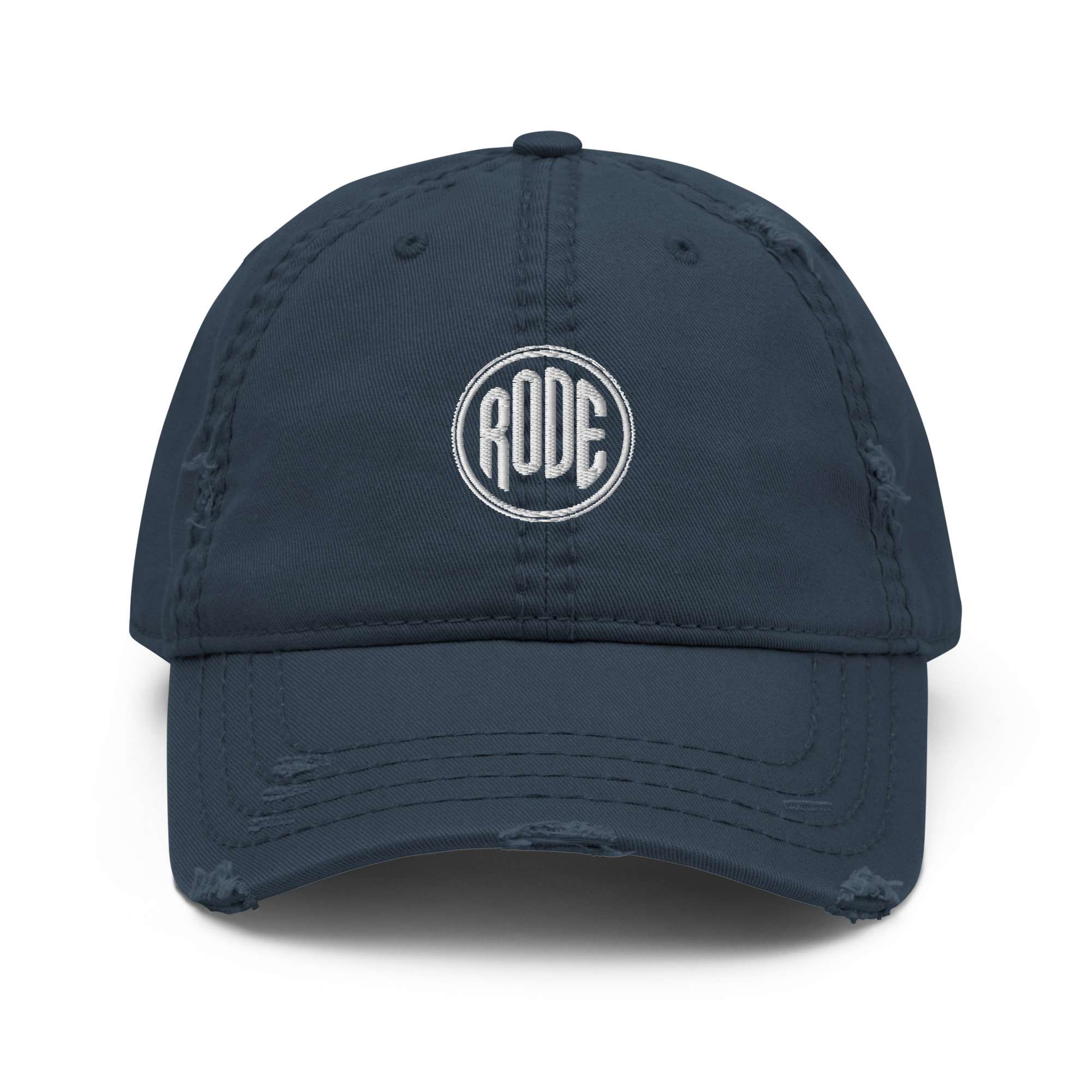 Distressed Cap Navy