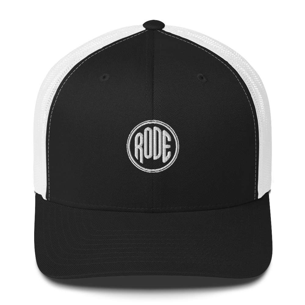 RODE Trucker Cap Black & White