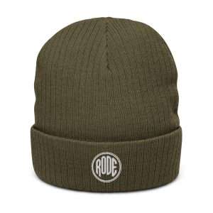 RODE Ribbed Beanie Olive