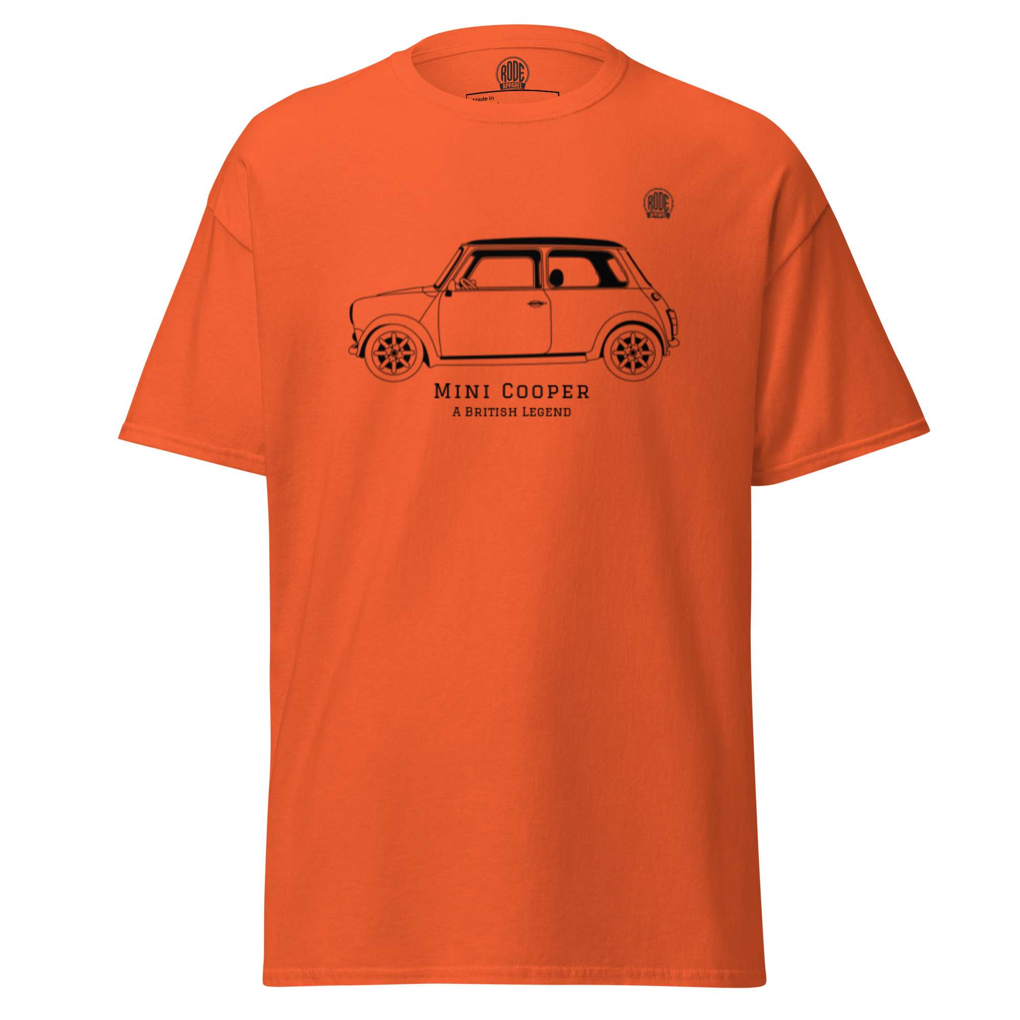 Mini Cooper B T-shirt Orange