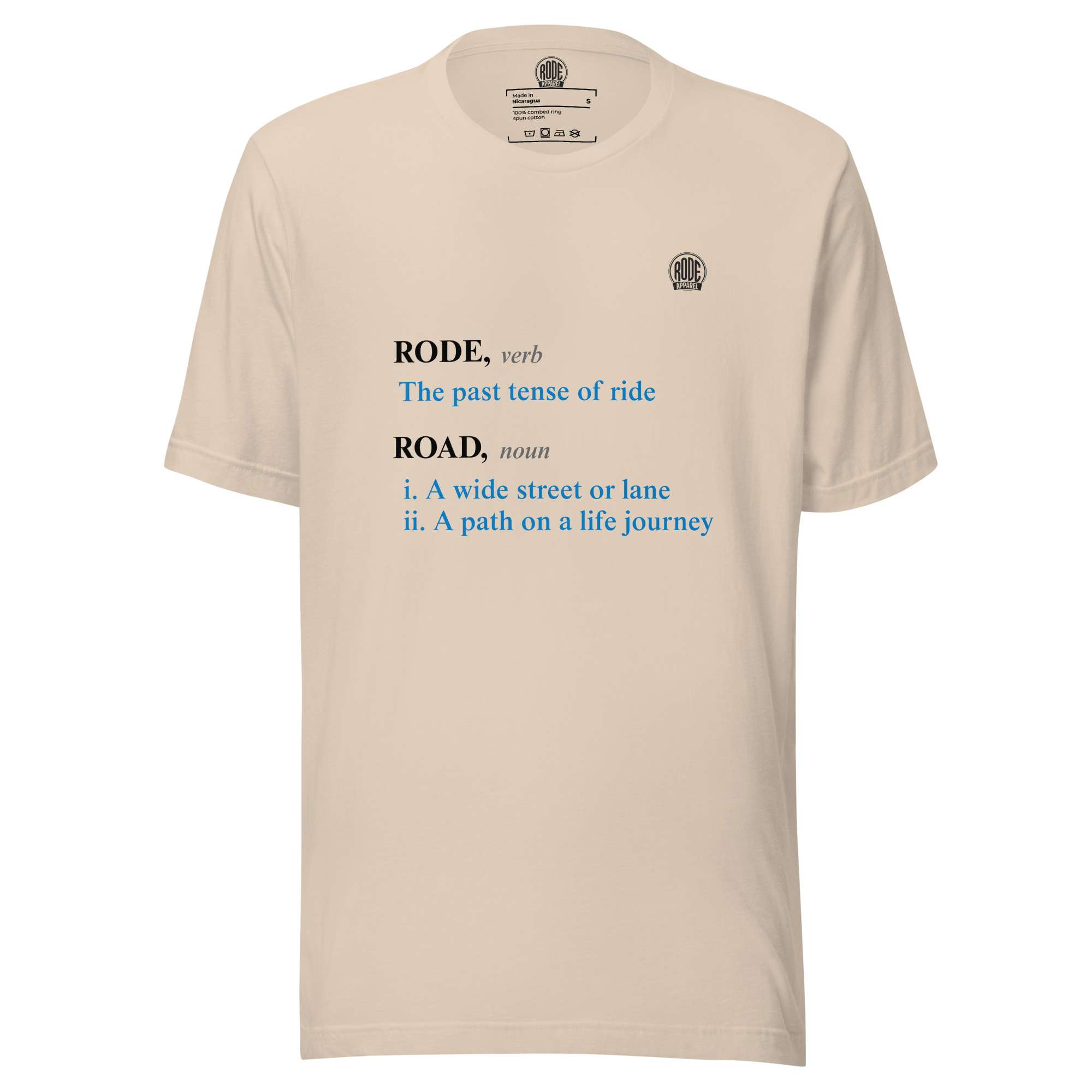 RODE Definition T-shirt Cream