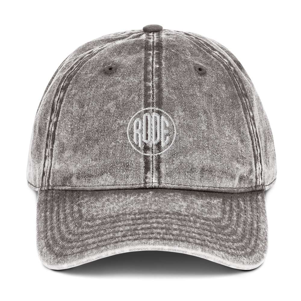 Vintage Twill Cap Grey